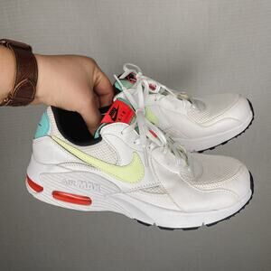 Nike Women's White and Neon Sneakers